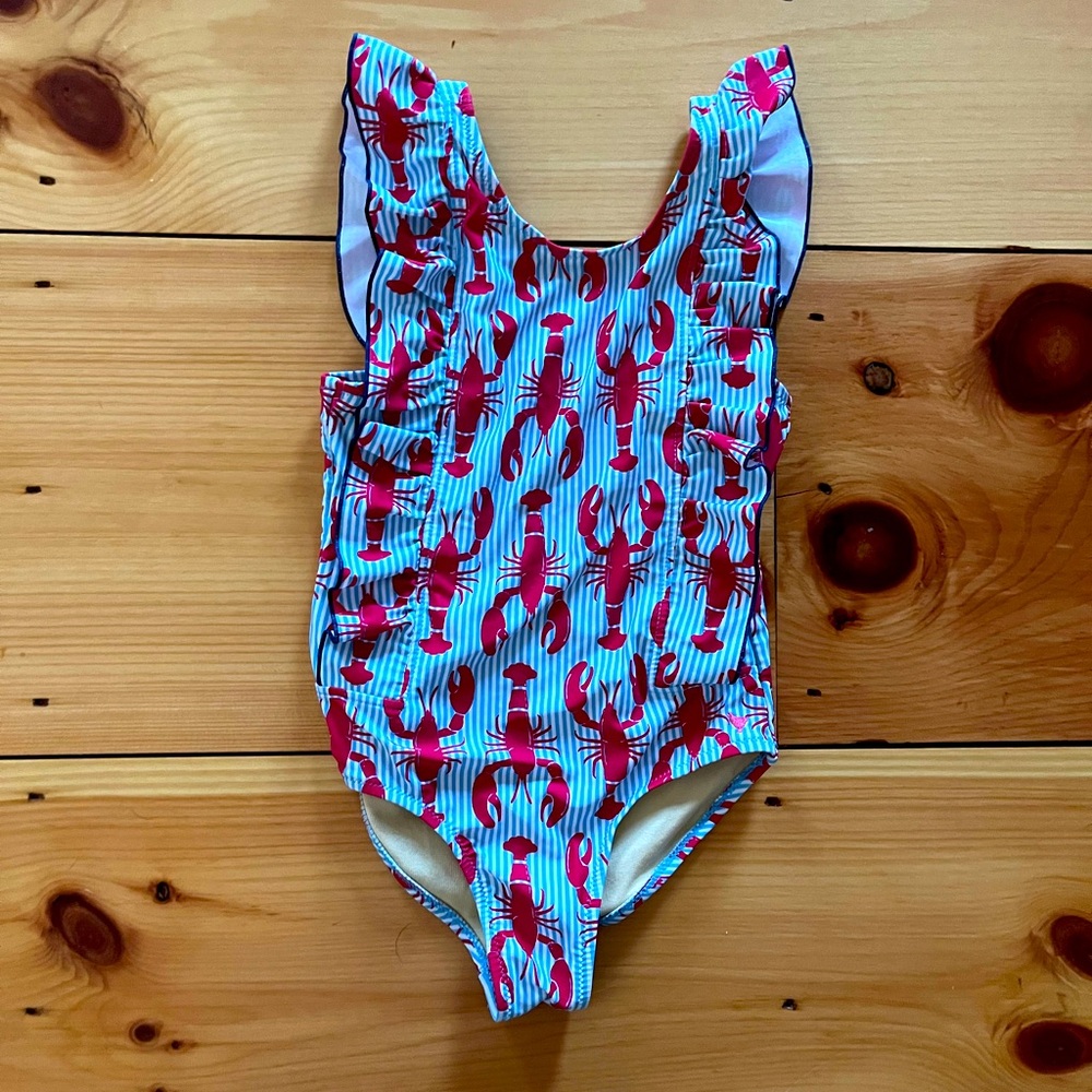 Pink Chicken Girls Katniss Suit - Lobster Stripe 7Y